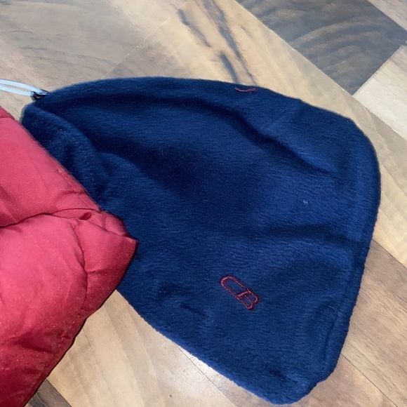 CB Sport Merlot/White/Navy Fleece Puffer Jacket - Picture 5 of 10